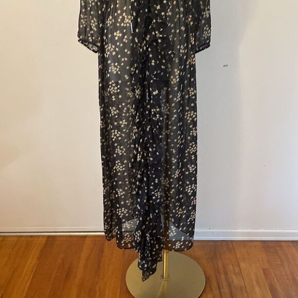 Sorella Couture Black Starprint Swim Cover One Size - Picture 4 of 13